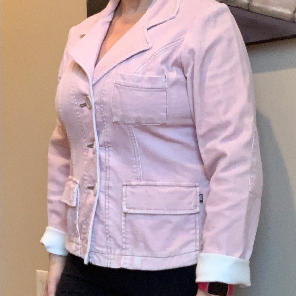 Z-Cavaricci pink corduroy blazer/top size S